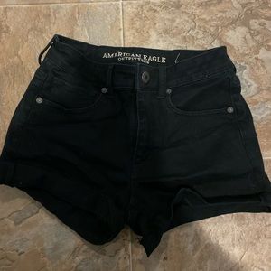 American Eagle Black Jean Shorts